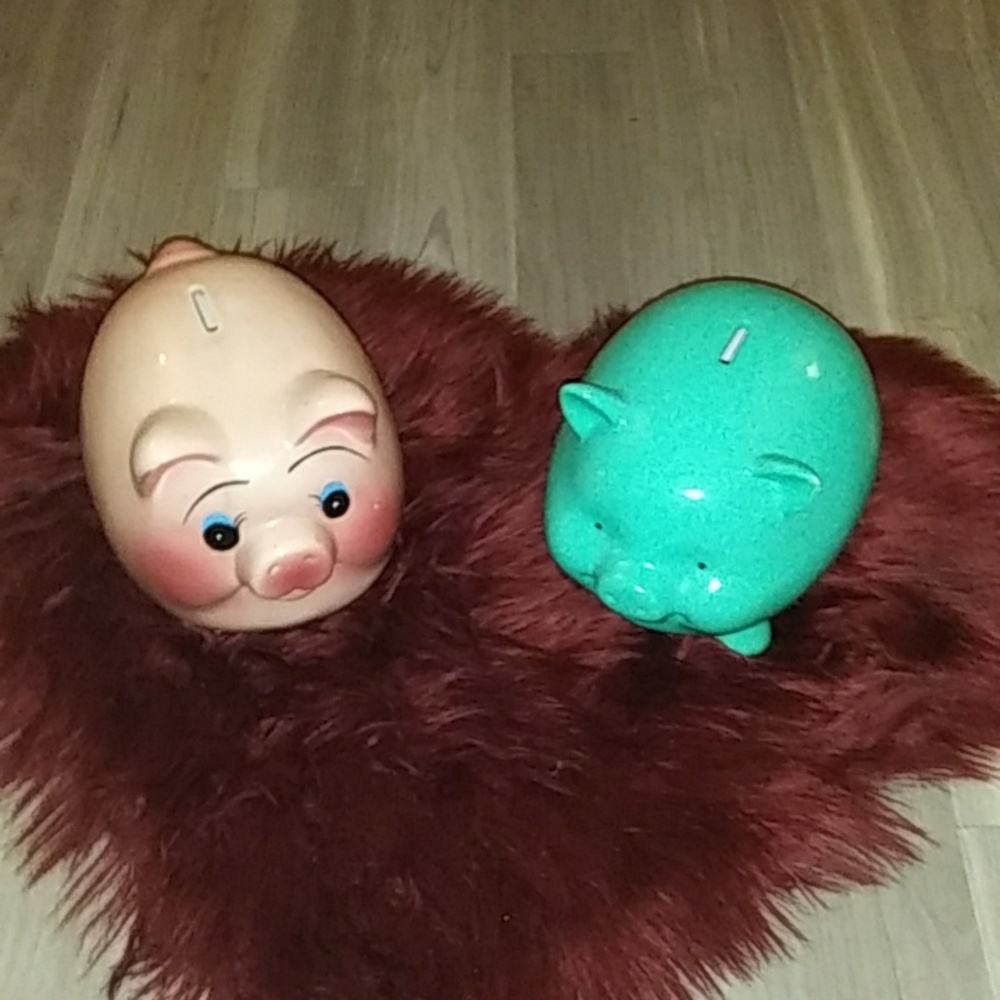 Two Large Piggybanks